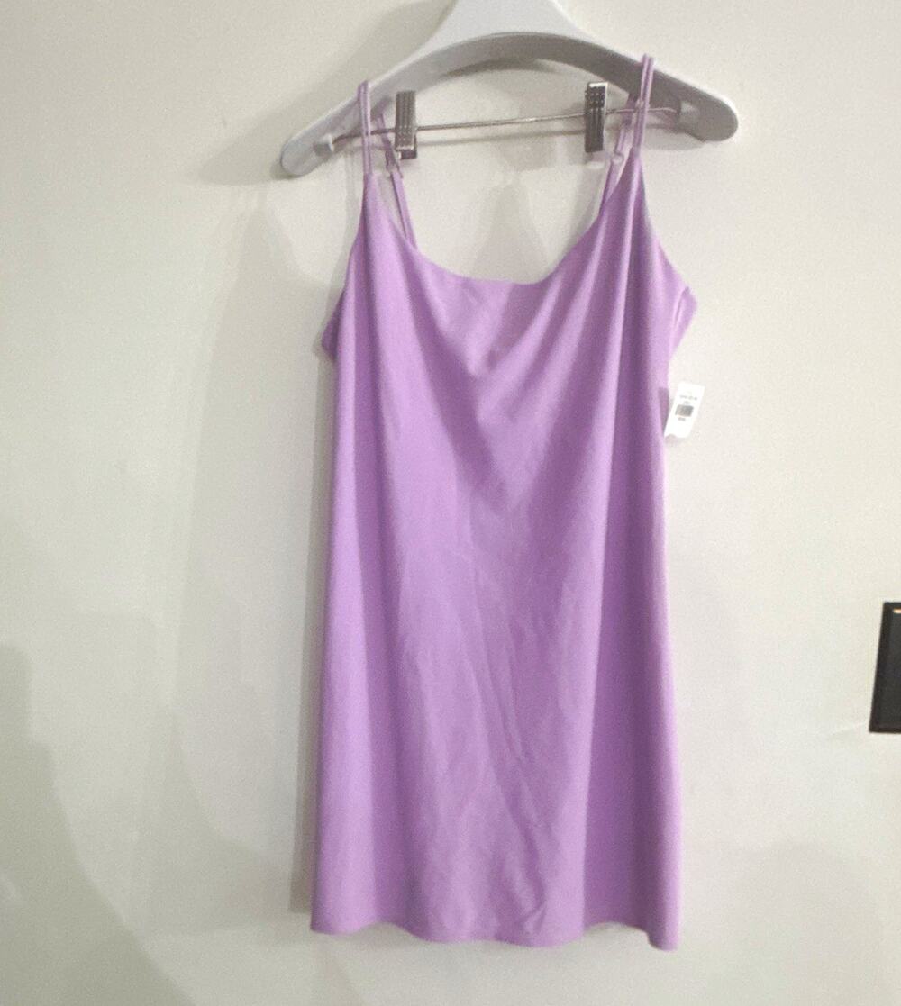 Abercrombie & Fitch Women’s Dress M Purple Solid Adjustable Strap Workout